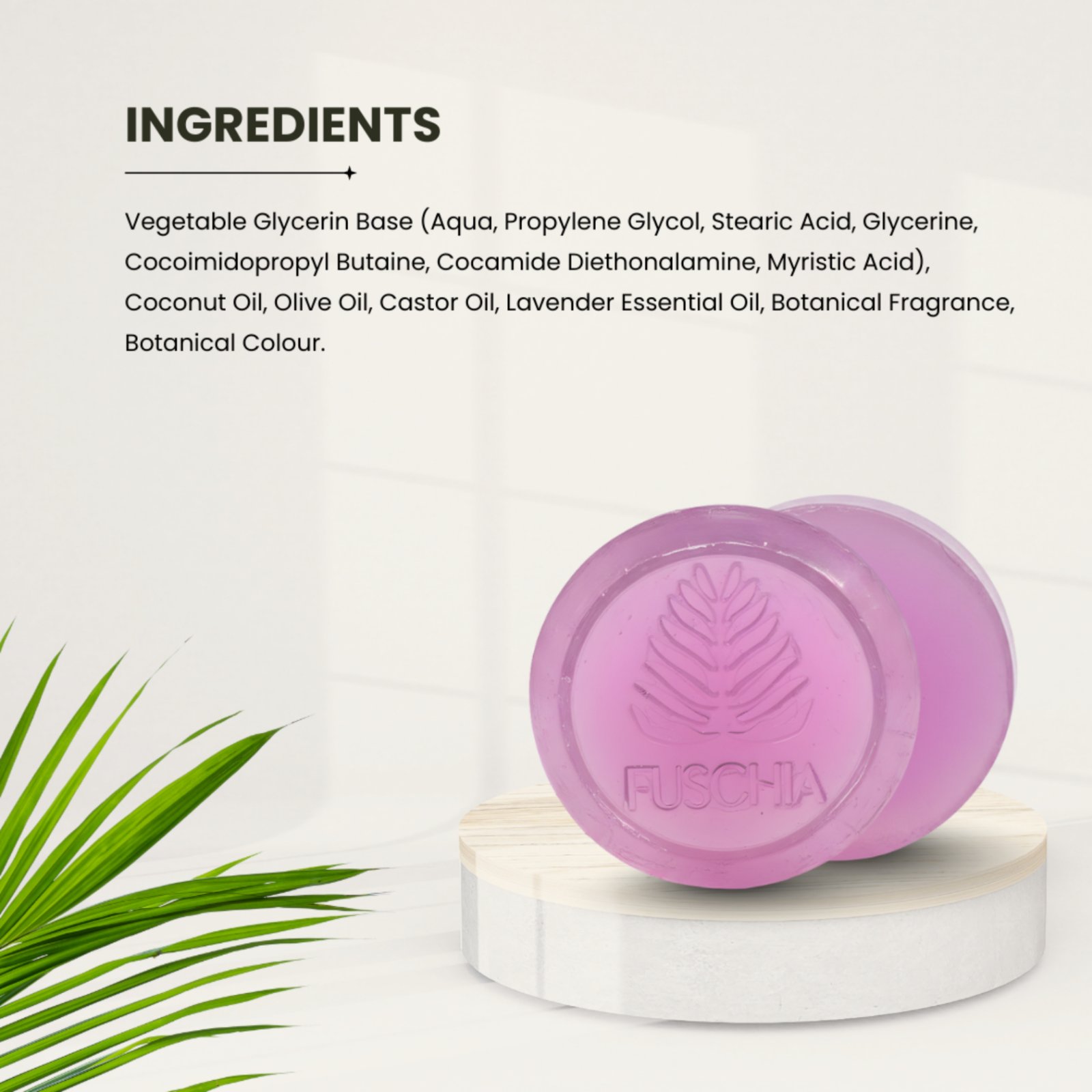 Fuschia Vegan Handmade Lavender Soap 5