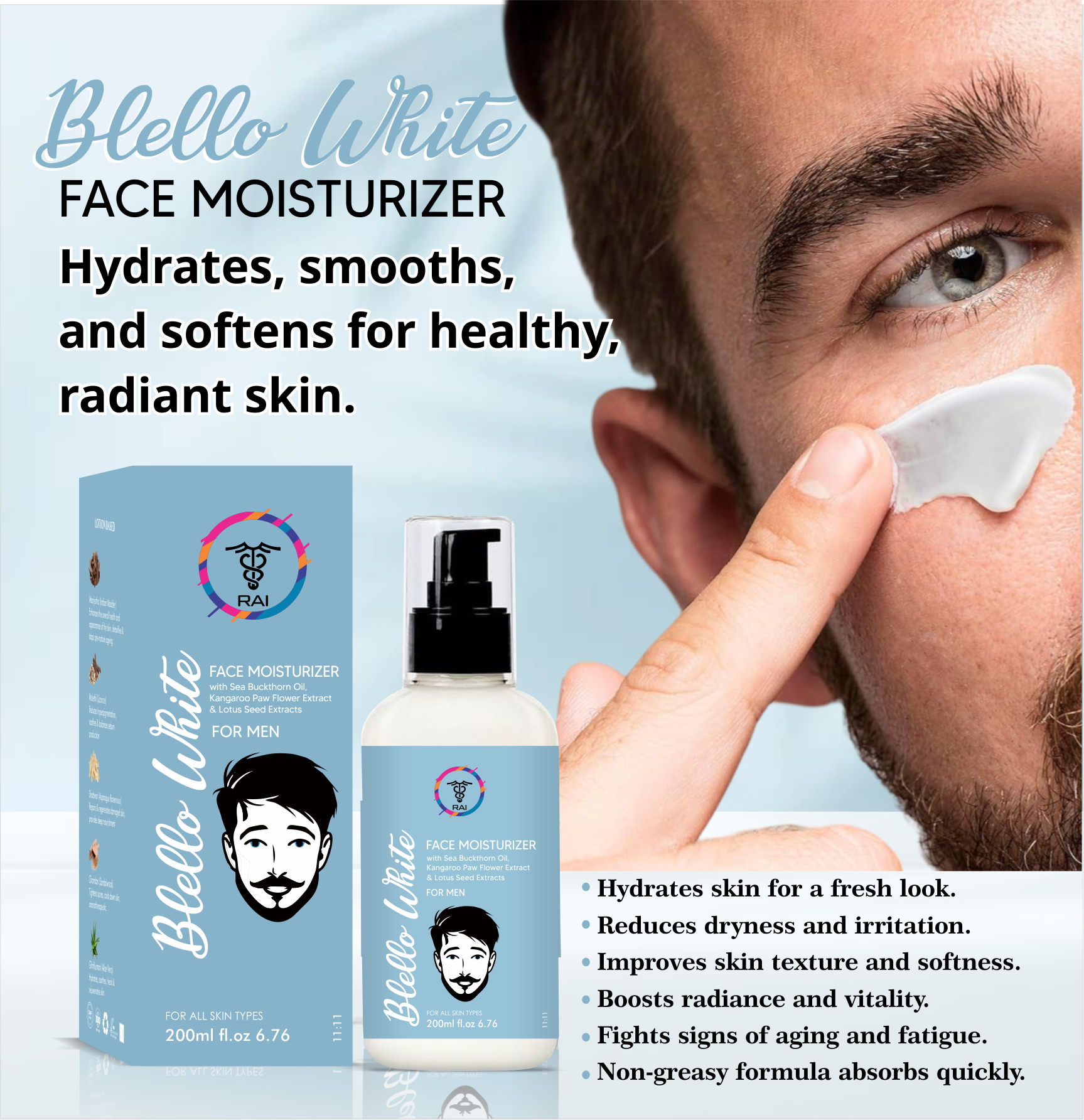 MEN -FACE MOISTURISER