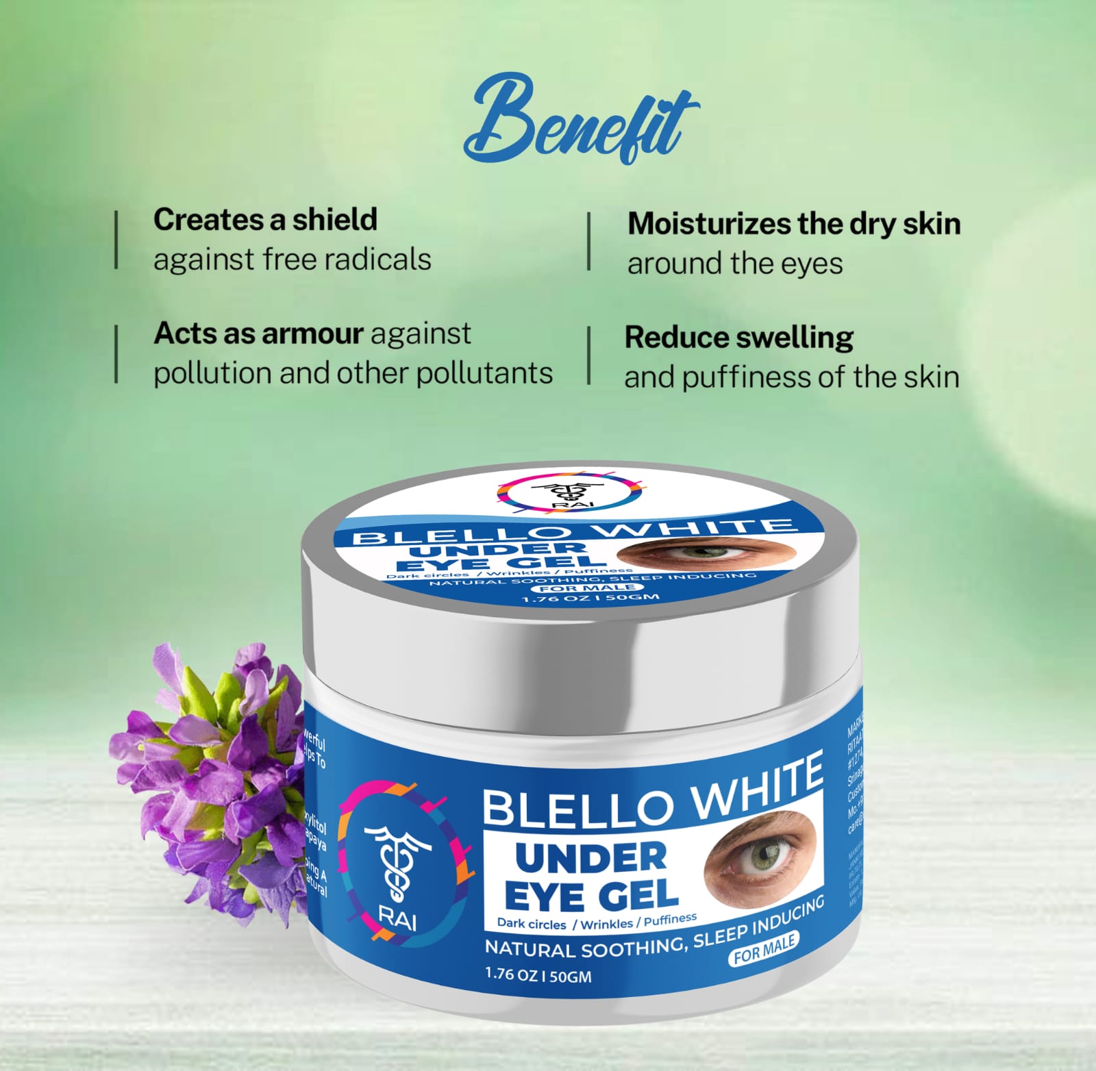 MEN UNDER EYE GEL - Image 2