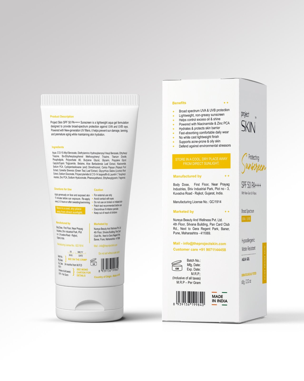 Protecting Sunscreen SPF 50 PA++++ Aqua Gel 3